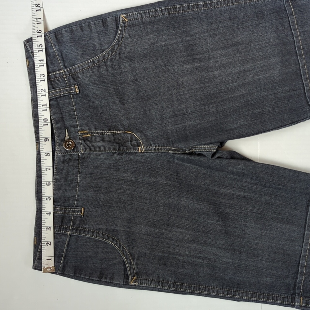Baccini Bermuda Jean Shorts 10P Blue Pockets - Picture 12 of 14